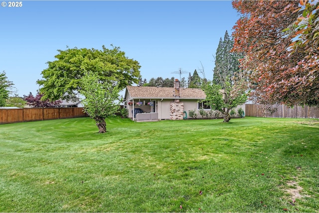 4730 SW 189th Pl, Beaverton, OR 97078 - view of yard with a fenced backyard