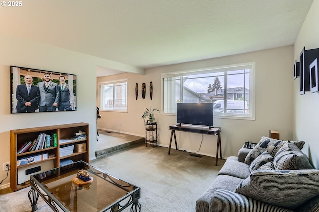 4730 SW 189th Pl, Beaverton, OR 97078 - living area with carpet floors and baseboards