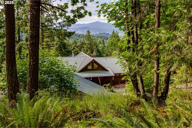 86561 R R Baker Rd, Springfield, OR 97478 - exterior space featuring a heavily wooded area