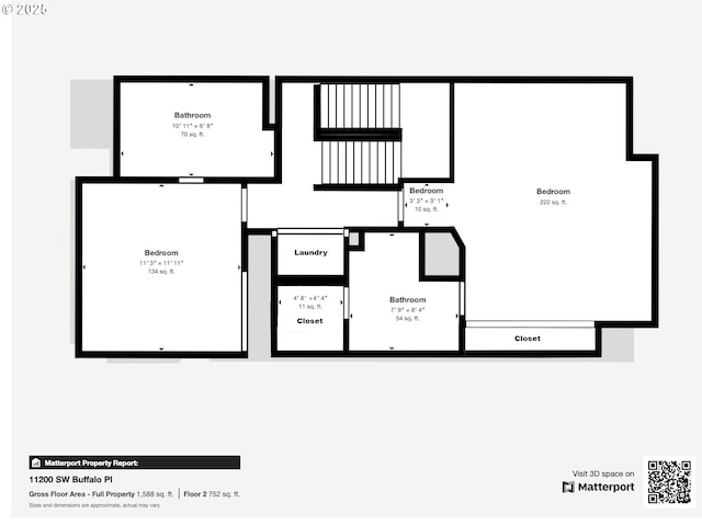 11220 SW Buffalo Pl, Tigard, OR 97223 - view of floor plan / room layout