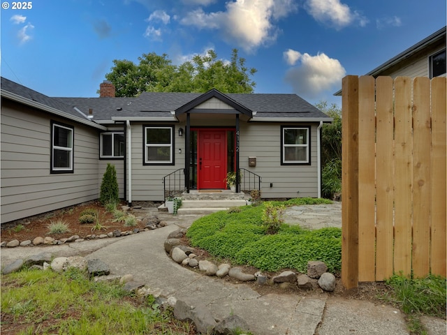 4112 NE 80th Ave, Portland, OR 97218 - view of front of home with a chimney