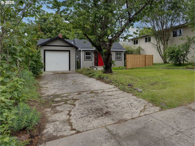 4112 NE 80th Ave, Portland, OR 97218 - single story home with driveway, a garage, and roof with shingles