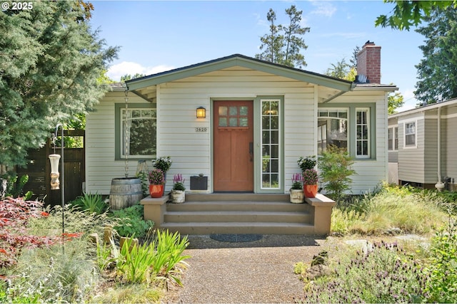 3620 NE 80th Ave, Portland, OR 97213 - view of front of property with a chimney