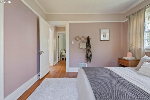 3620 NE 80th Ave, Portland, OR 97213 - bedroom featuring wood finished floors, baseboards, and crown molding