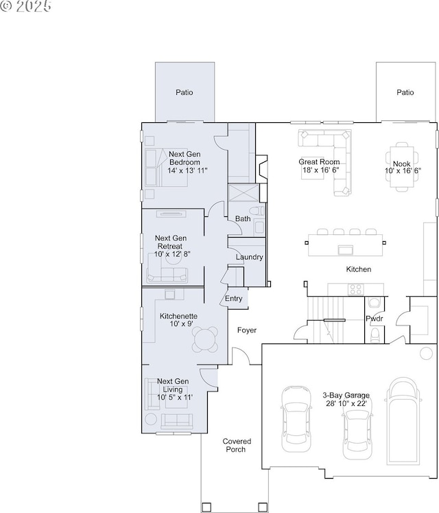 5591 N 87th Ave, Camas, WA 98607 - view of floor plan / room layout