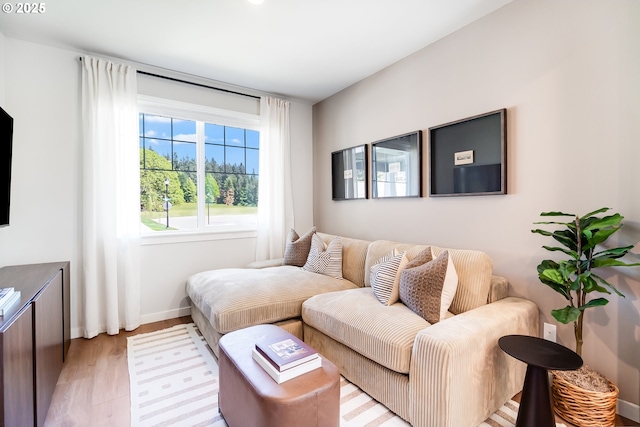 5591 N 87th Ave, Camas, WA 98607 - living room with light wood-type flooring and baseboards