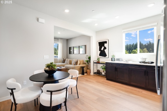 5591 N 87th Ave, Camas, WA 98607 - dining room with light wood-style floors and recessed lighting