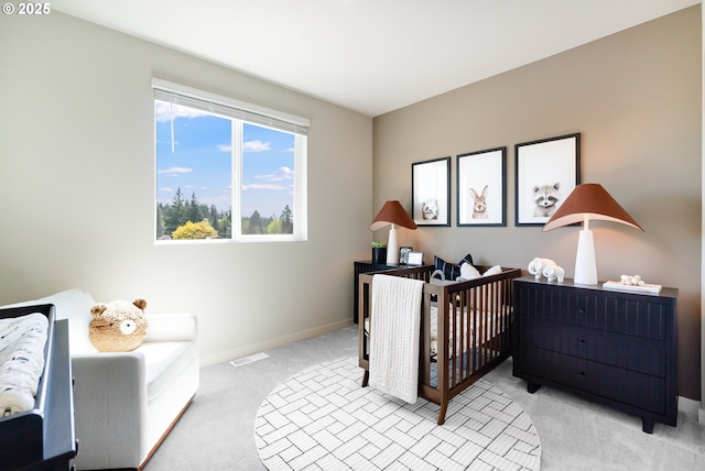 5591 N 87th Ave, Camas, WA 98607 - bedroom with light carpet and a crib