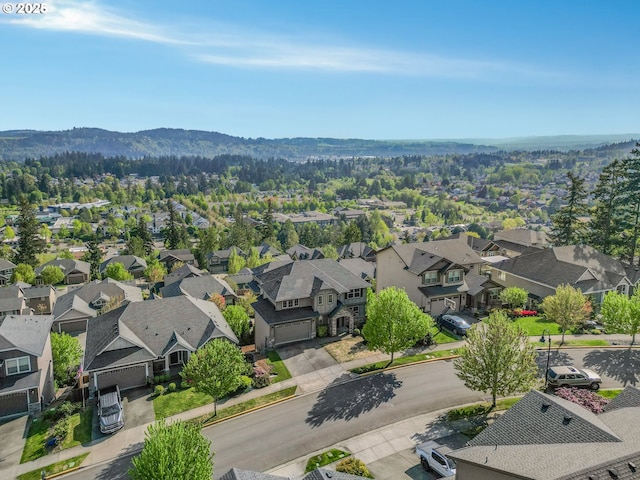 drone / aerial view featuring a residential view