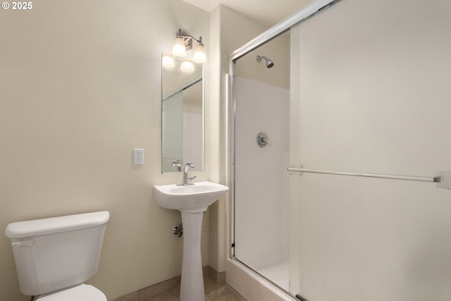 4540 SW 11th St, Gresham, OR 97080 - bathroom featuring a stall shower and tile patterned floors