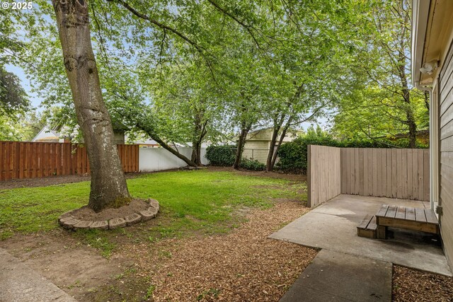 9605 N Hodge Ave, Portland, OR 97203 - view of yard with a patio area