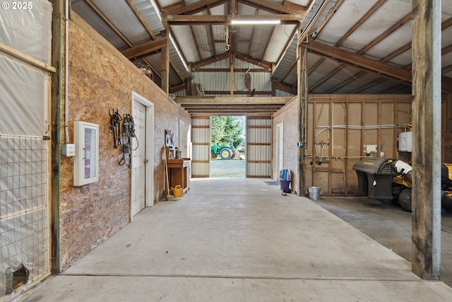 view of horse barn