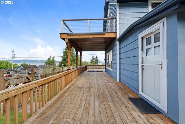 view of deck