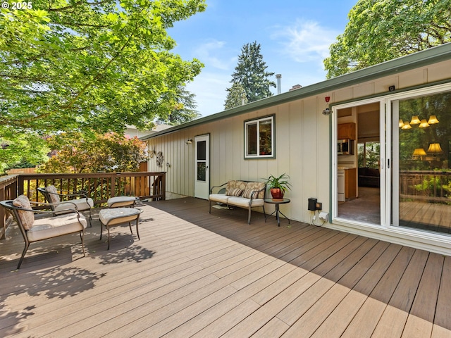 19085 SW Jaylee St, Beaverton, OR 97078 - wooden terrace featuring an outdoor hangout area