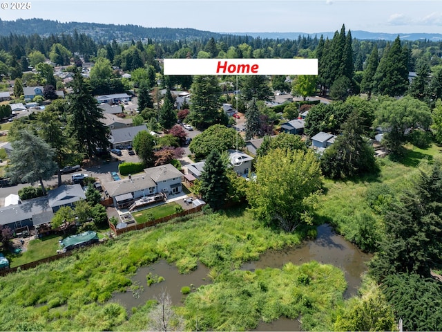 19085 SW Jaylee St, Beaverton, OR 97078 - aerial perspective of suburban area featuring a heavily wooded area