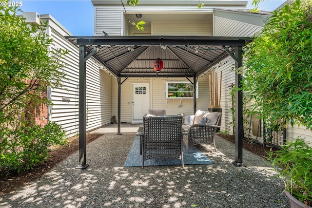16760 SW Monaco Ln, Portland, OR 97224 - view of patio / terrace featuring a gazebo