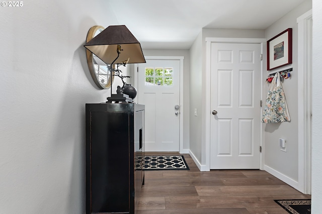 16760 SW Monaco Ln, Portland, OR 97224 - foyer entrance with dark wood-style flooring