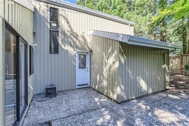 exterior space featuring a patio area