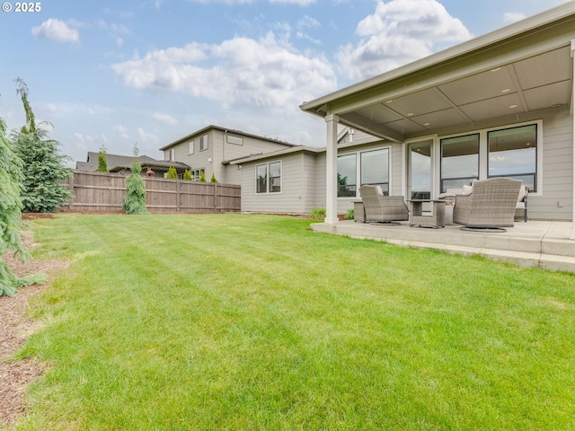 1703 S Farm View Loop, Ridgefield, WA 98642 - view of yard featuring outdoor lounge area and a patio area
