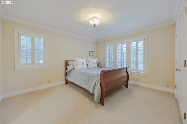 2943 Riverwalk Loop, Eugene, OR 97401 - bedroom with crown molding, multiple windows, carpet flooring, and baseboards