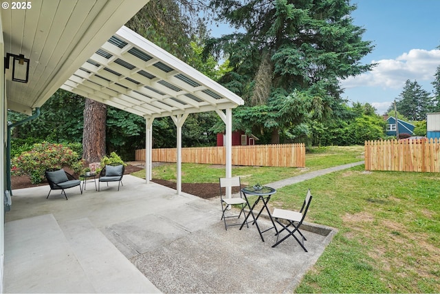 152 S Palatine Hill Rd, Portland, OR 97219 - view of patio with a pergola