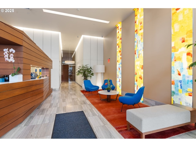 view of reception