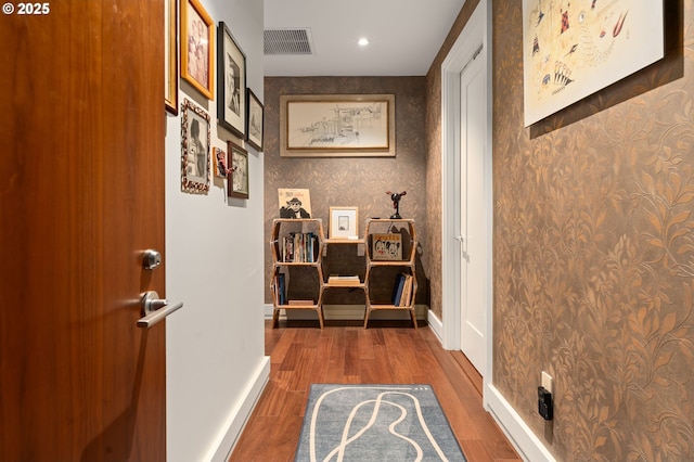 311 NW 12th Ave Unit 603, Portland, OR 97209 - interior space with baseboards, recessed lighting, wood finished floors, and visible vents