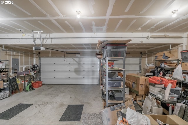 7874 Jani Ct NE, Keizer, OR 97303 - garage featuring a garage door opener and electric panel