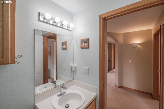7874 Jani Ct NE, Keizer, OR 97303 - bathroom with vanity and baseboards