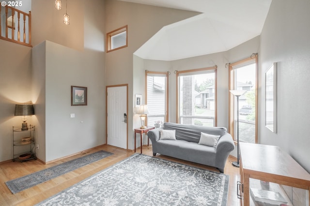 7874 Jani Ct NE, Keizer, OR 97303 - living area featuring wood finished floors and a high ceiling