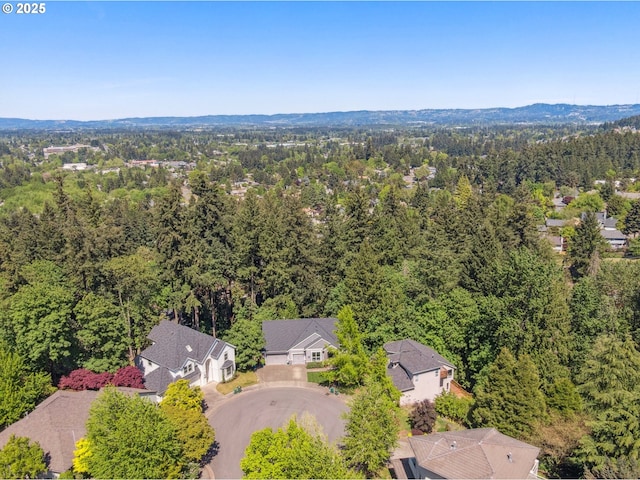 7540 SW Becky Ct, Beaverton, OR 97007 - bird's eye view of a heavily wooded area
