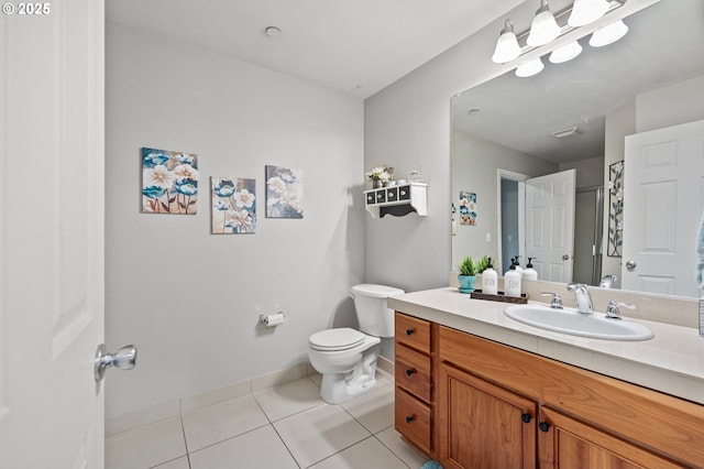 30366 SW Ruth St Unit 70, Wilsonville, OR 97070 - full bath with tile patterned floors, baseboards, vanity, and toilet