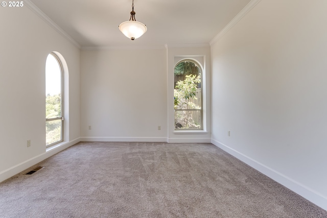 3169 Tanner Park Dr, Eugene, OR 97405 - unfurnished room featuring ornamental molding and carpet floors