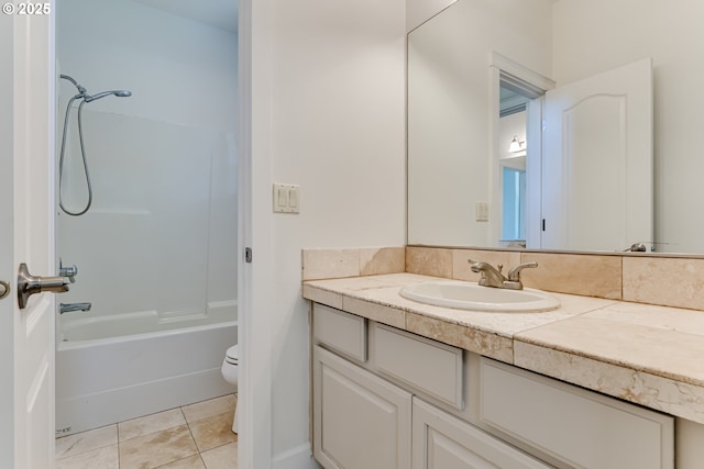 3169 Tanner Park Dr, Eugene, OR 97405 - full bath with vanity, bathtub / shower combination, and tile patterned floors