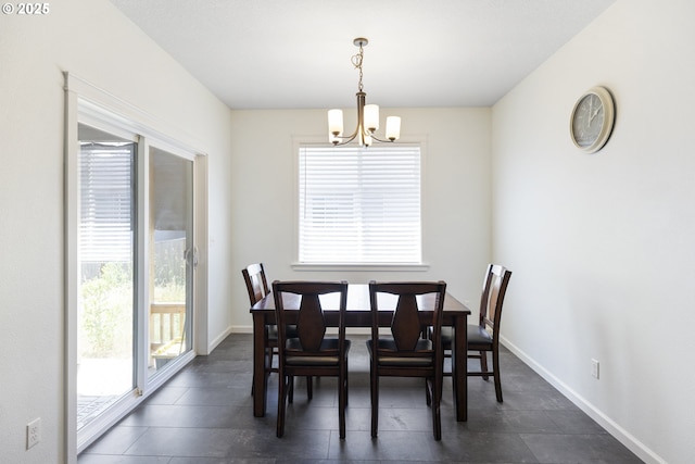 3981 N Boomer Dr, Newberg, OR 97132 - dining room with plenty of natural light and a chandelier