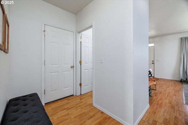 3232 Aspenwood Pl, Forest Grove, OR 97116 - corridor with light wood-type flooring and baseboards