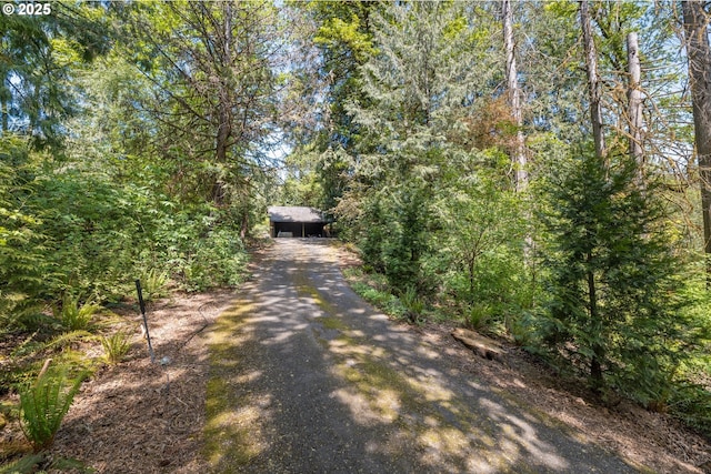 3820 SW Scholls Ferry Rd, Portland, OR 97221 - view of street with a forest view and driveway