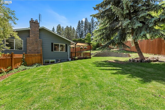 406 Balsa St, La Grande, OR 97850 - view of yard featuring a gazebo