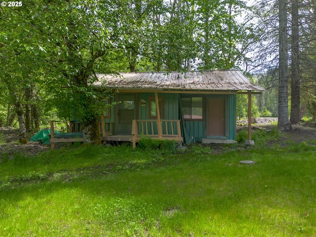 84932 Straw Springs Ln, Milton-Freewater, OR 97862 - view of front of property featuring metal roof and board and batten siding