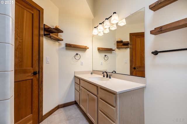 16637 Keasey Rd, Vernonia, OR 97064 - bathroom with vanity and tile patterned flooring