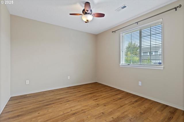 1218 Mt View Ln, Molalla, OR 97038 - spare room with wood finished floors and a ceiling fan