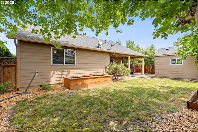 1218 Mt View Ln, Molalla, OR 97038 - rear view of property with a vegetable garden