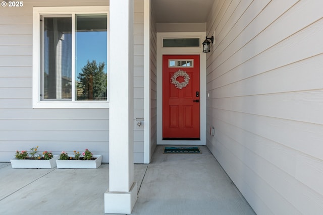 view of property entrance