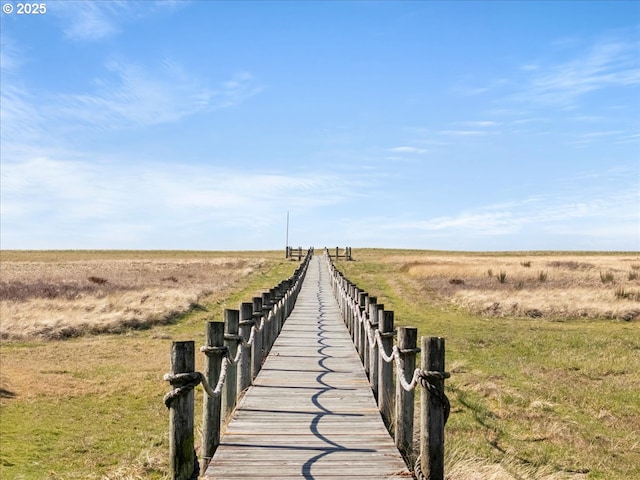 4650 S Fairway Dr, Gearhart, OR 97138 - dock area with a rural view