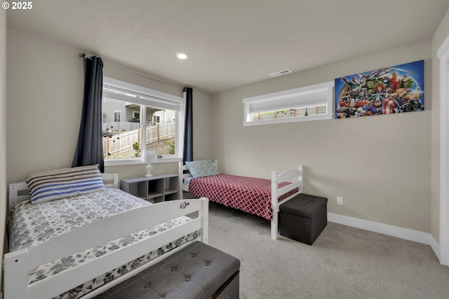 3783 Rockcress Rd, Eugene, OR 97403 - carpeted bedroom featuring baseboards and recessed lighting