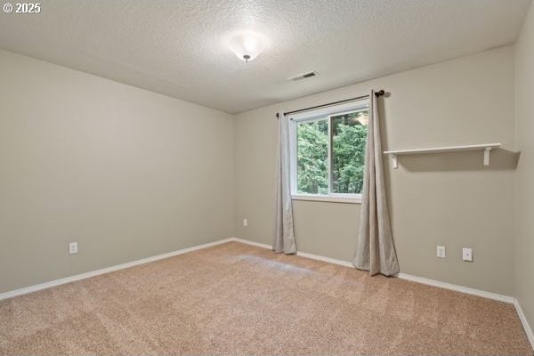 17504 SE 16th Cir, Vancouver, WA 98683 - unfurnished room featuring a textured ceiling, carpet flooring, and baseboards
