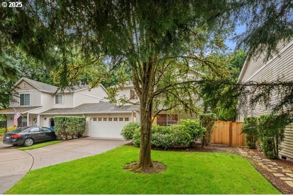 17504 SE 16th Cir, Vancouver, WA 98683 - view of front of home with an attached garage and concrete driveway