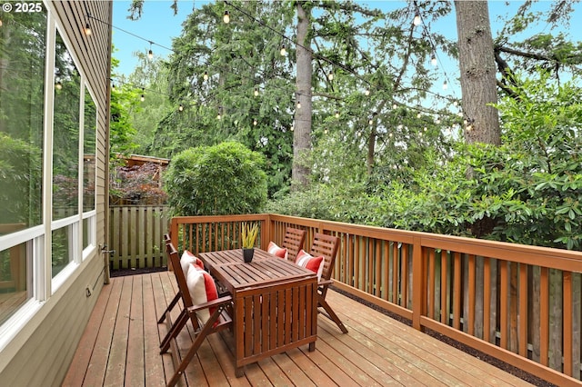 1734 NW Saltzman Rd, Portland, OR 97229 - deck with outdoor dining area