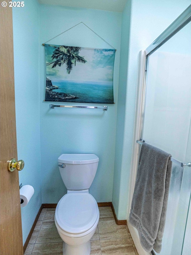 3135 SE 26th St, Gresham, OR 97080 - bathroom with toilet and an enclosed shower