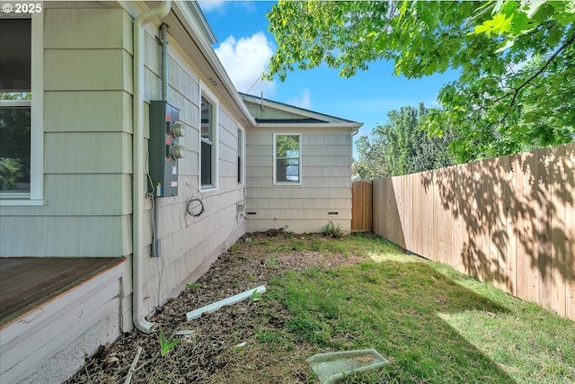 view of side of property